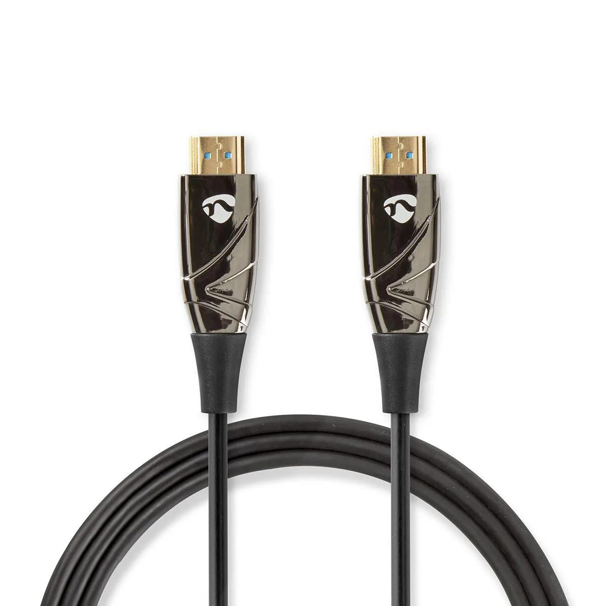 Optiske Hybrid HDMI™-kabel med Ethernet 4K@60Hz| AOC | HDMI™-stik - HDMI™-stik | 75,0 m | Sort