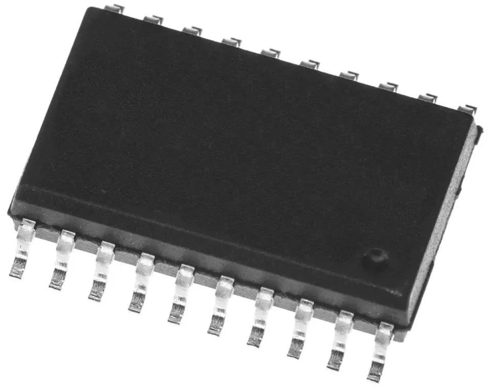 Effektfaktor-kontroller, 115 kHz, 19,5 V, 20 ben, SOIC