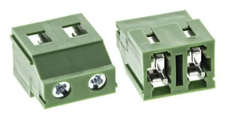 klemmerække, 2-Polet, RM7.62mm, Lige, til print