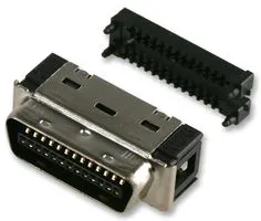 Micro D Sub Connector, 36 Contacts, Plug, 101 Series, IDC / IDT, Cable Mount, Gold Plated Contacts
