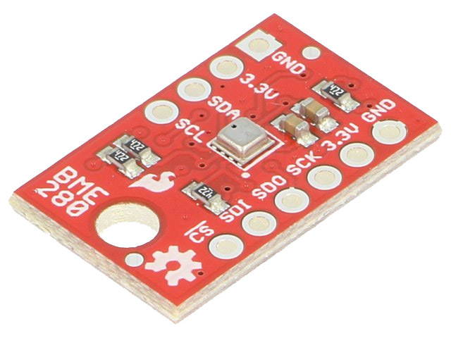 Atmosfærisk tryk sensor - IC: BME280, I2C, SPI, pin strips