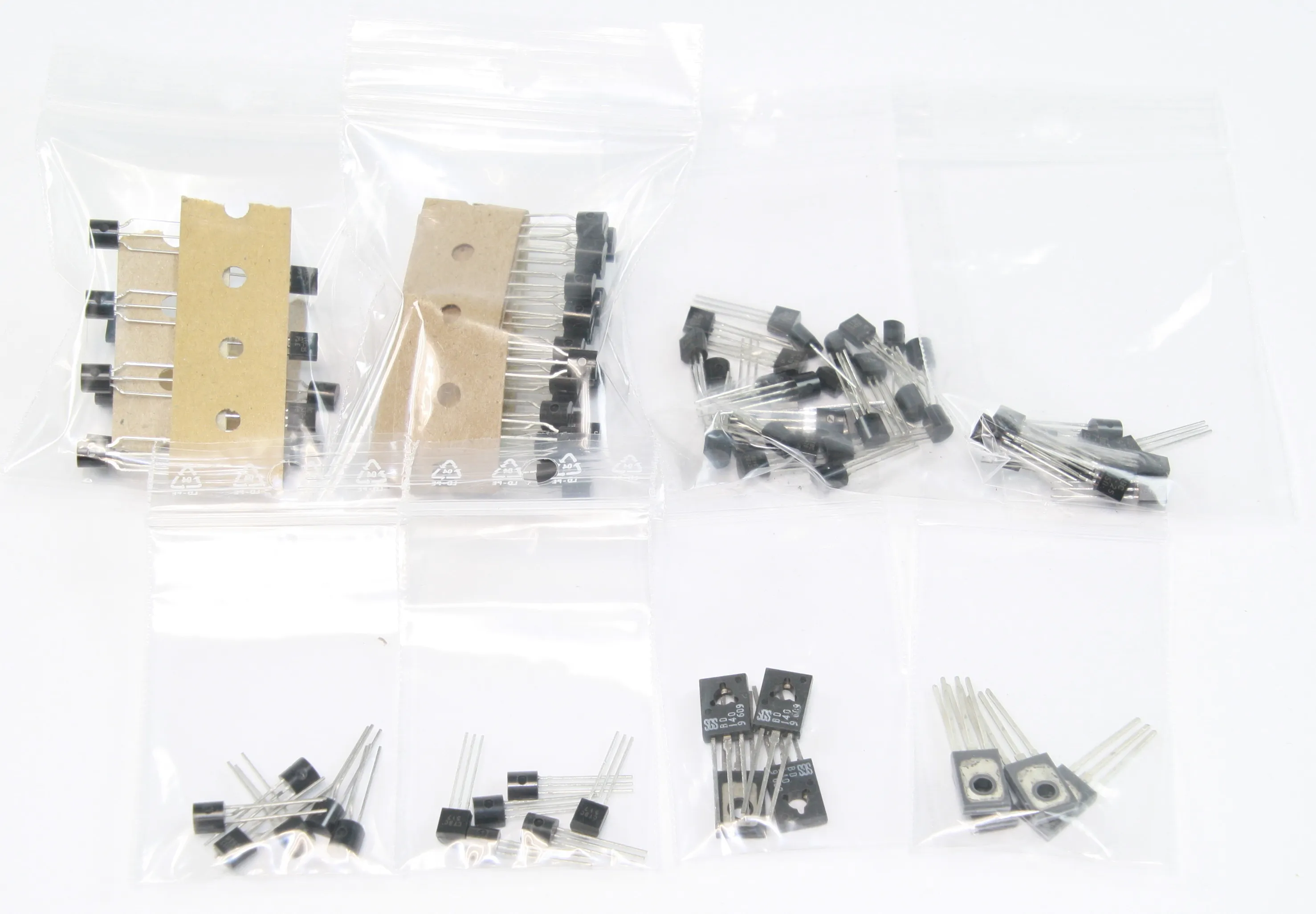 Transistor sortiment, 100 stk.