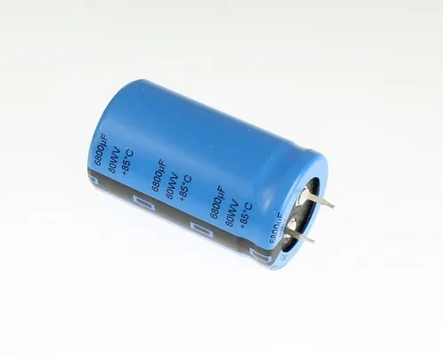El-Capacitor 6800µF/80V-P10  30x50 Snap-In