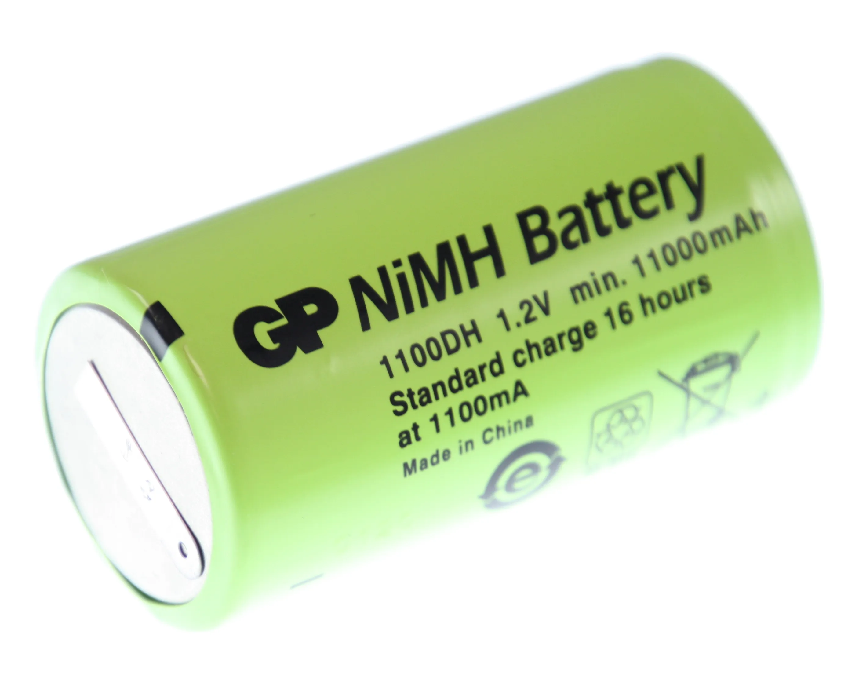D 33,0x60,0mm. 11000mAh NIMH med loddeflige