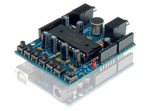 BYGGESÆT: Audio SHIELD til ARDUINO™ (byggesæt)