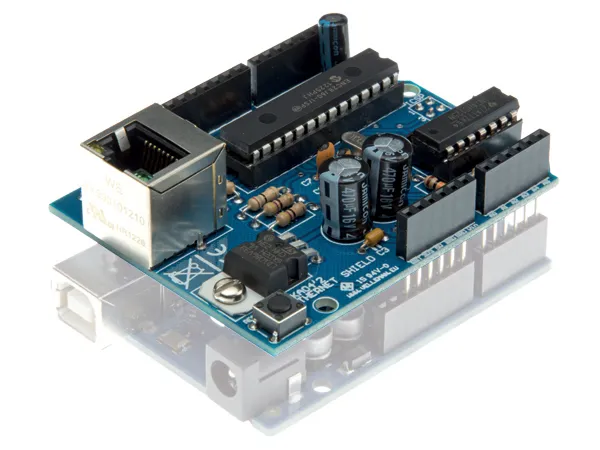 BYGGESÆT: Ethernet SHIELD til ARDUINO™ (byggesæt)