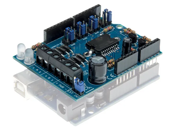 BYGGESÆT: Motor & power SHIELD til ARDUINO™ (byggesæt)