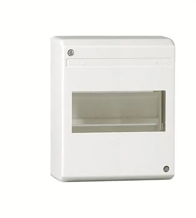 Gruppetavle, Termoplast, 1 række, 6 moduler