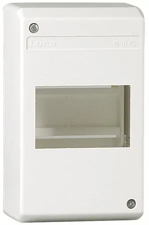 Gruppetavle, Termoplast, 1 række, 4 moduler