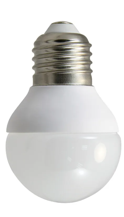 LED lampe, G45 E27 Kold Hvid 3,5W