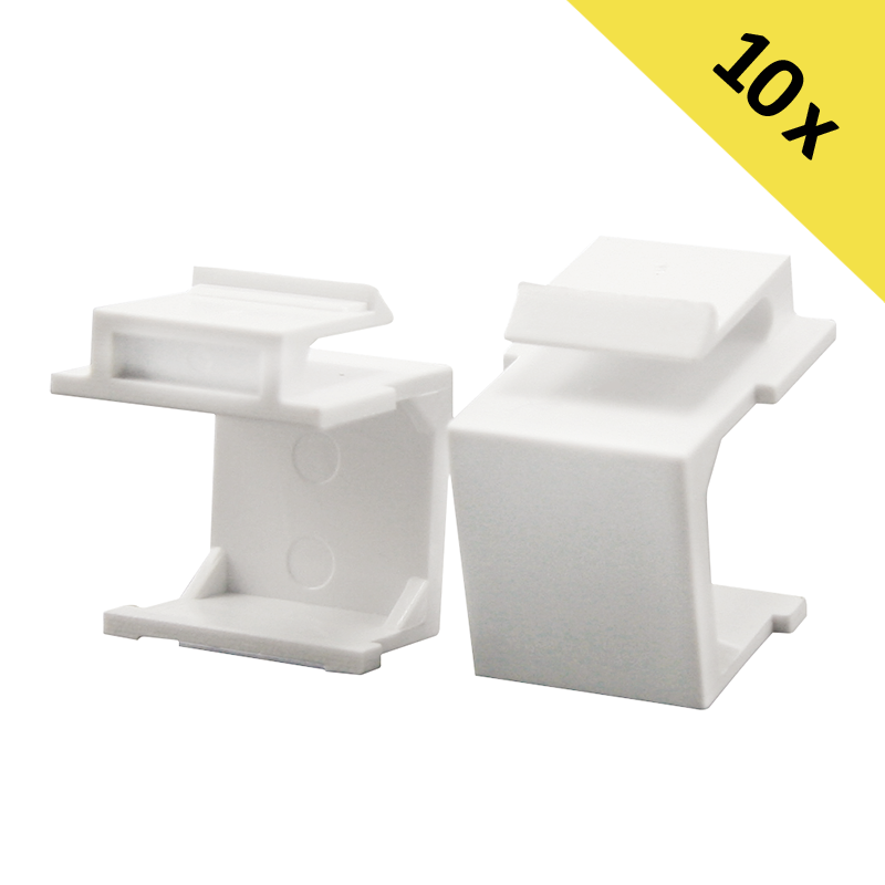 Keystone Module Blank Cover HVID 10 stk