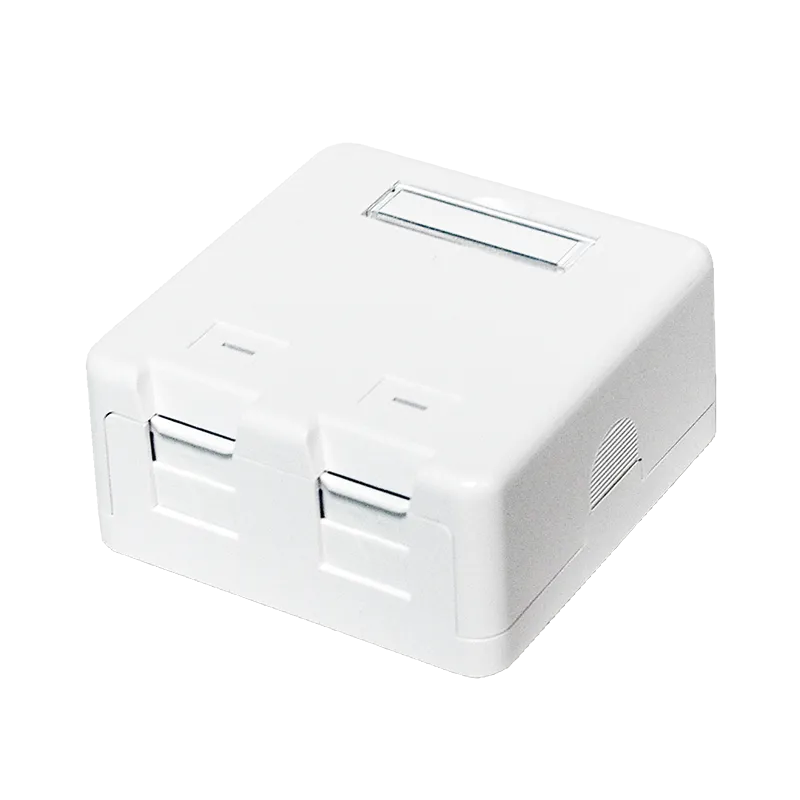 Keystone Surface Mounted Box 2 port UTP, white LogiLink®