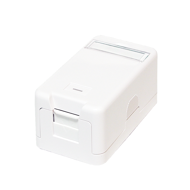 Keystone Surface Mounted Box 1 port UTP, white LogiLink®