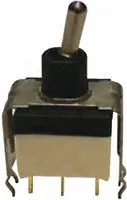 Toggle switch 1-pol ON/ON, PCB
