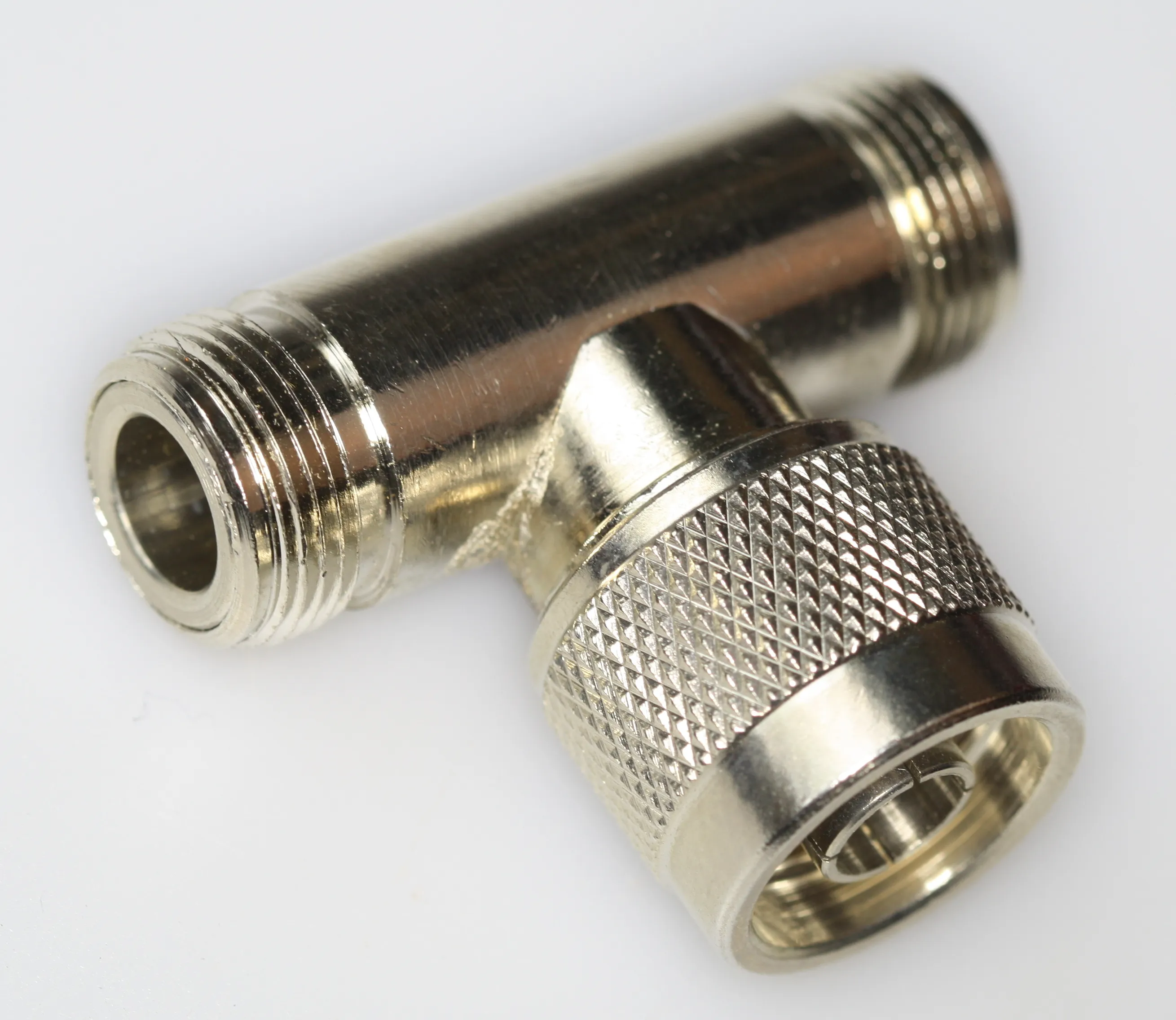 N HAN - 2 x N HUN adapter T-stykke