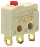 SAIA-BURGESS MICROSWITCH, PLUNGER, 1CO, 5A, 250V