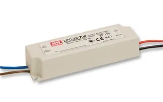 MEAN WELL LED DRIVER, AC-DC, CC, 0.35A, 9-48V