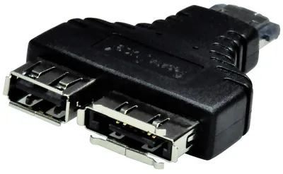 Adapters eSATAp 5V-eSATA/USB f m/f