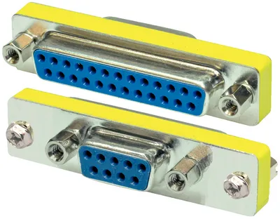 Mini adapter/serial DB9-DB25 f-f