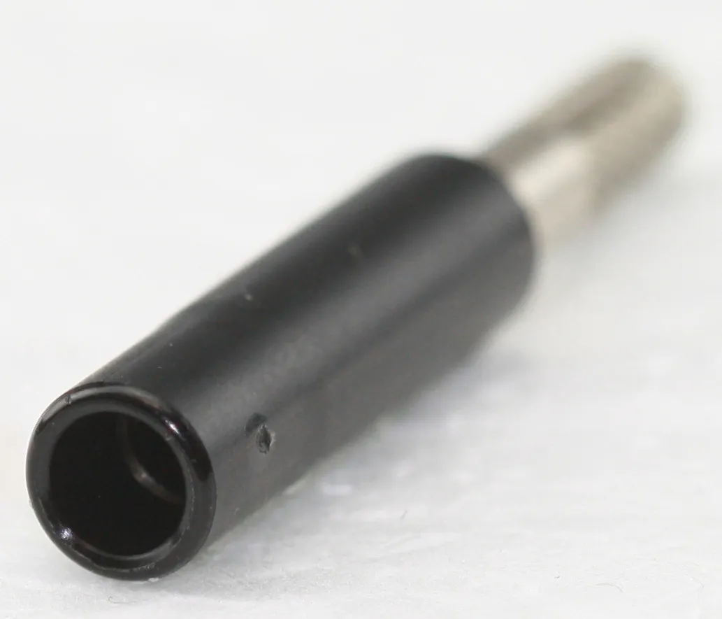 Overgangsstik Banan M/F Ø=4/4mm. Safety BLACK