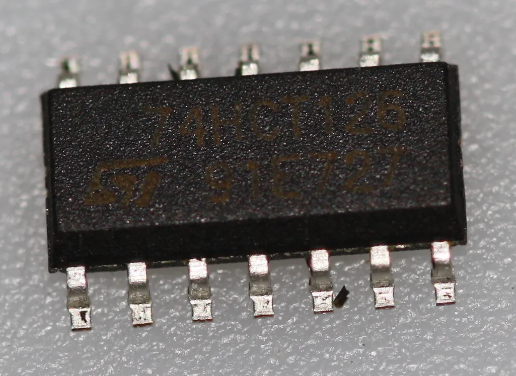 Quad bus buffer with three-state out SO-14