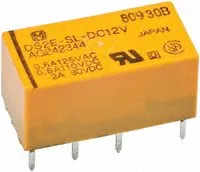 Panasonic Bistabilt relæ, 2-polet skifte, Printmontering, 3A, 5V dc