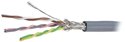 Multipar Datakabel, skærm, 10 x 2 x 0.25 mm²