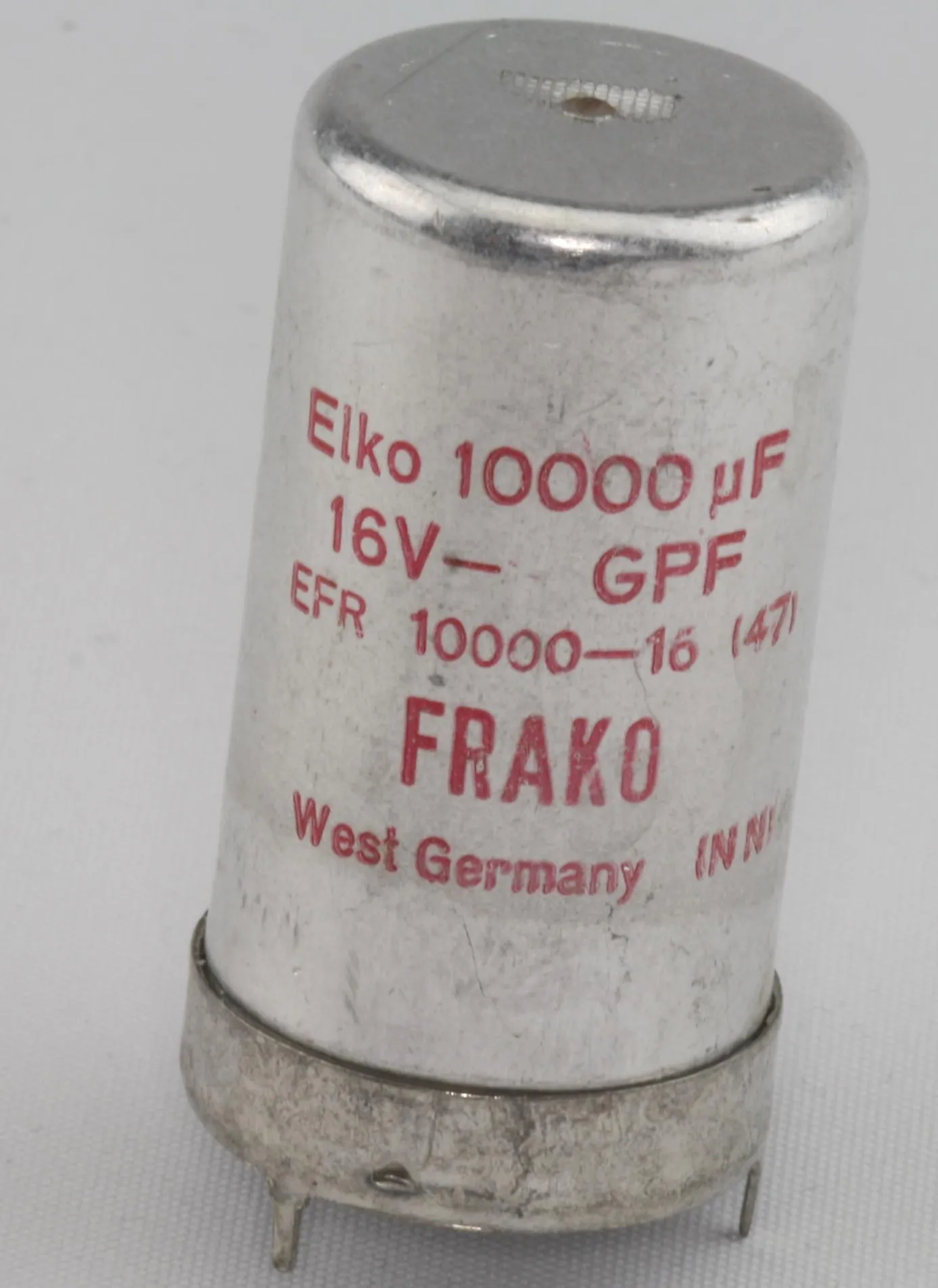 El-Capacitor 10000µF/16V-P12,5 25x47