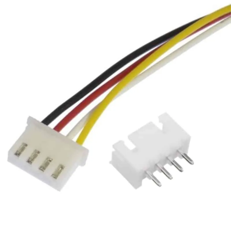 JST-XH 4 Pin Connector Adapter plug and socket
