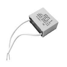 Motorstart kondensator 1uF, 400V 31,5x24,5x15mm.