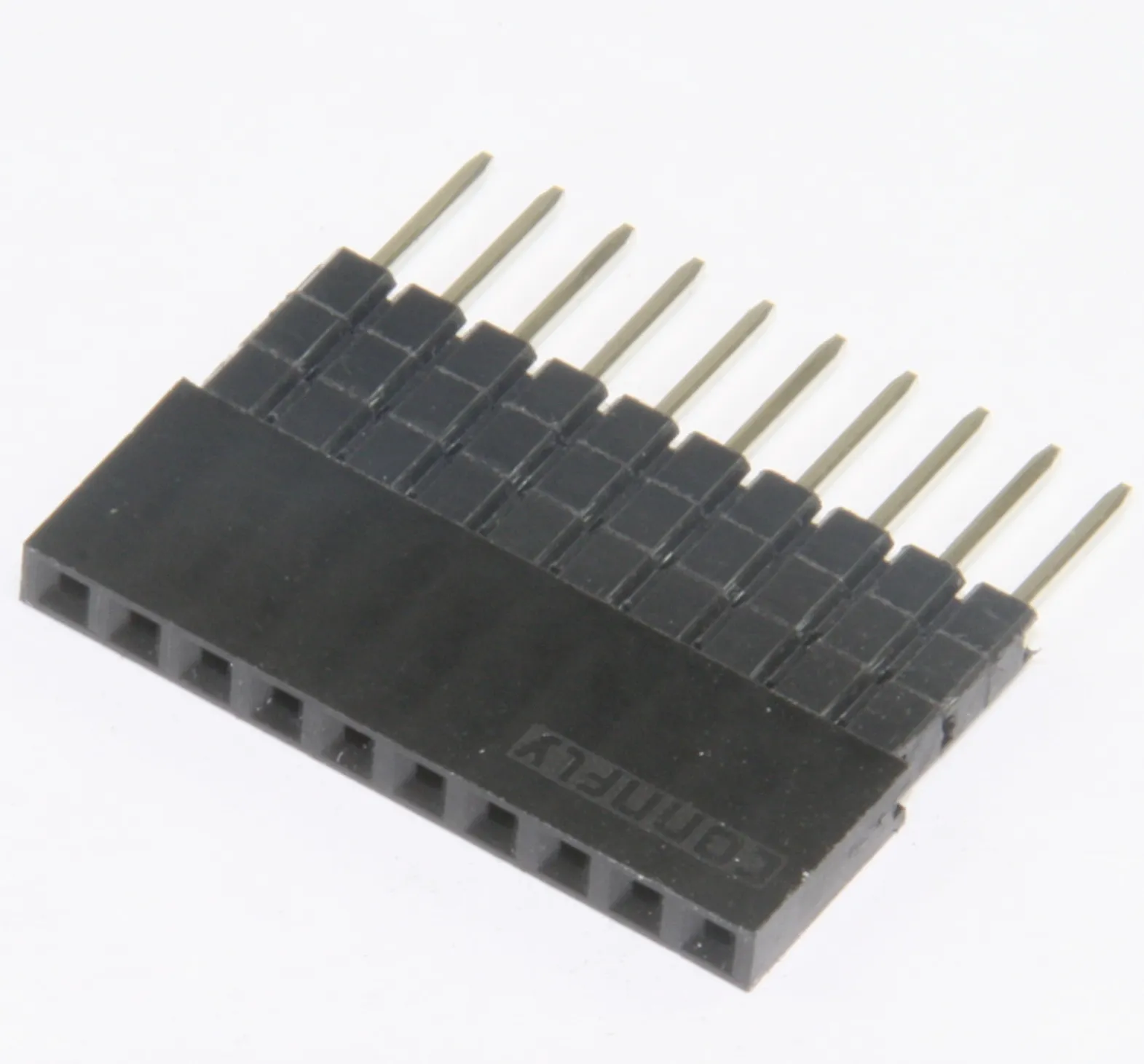 Socket; pin strips; female; PIN: 10; straight; 2.54mm; THT; 1x10