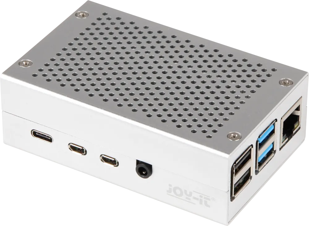 Kabinet i aluminium til Raspberry Pi 4 B, Sølv