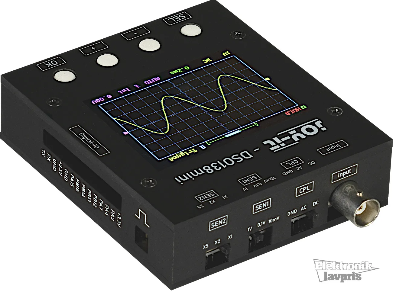 Oscilloscope 200 kHz 1-channel 1 MSa/s 1 KP 12 Bit