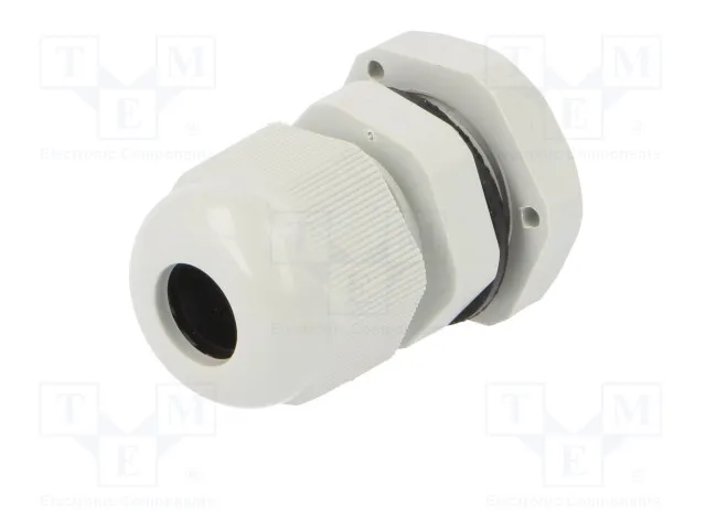 Cable gland; PG9; IP67; Mat: polyamide; grey; Conform to: DIN 40430