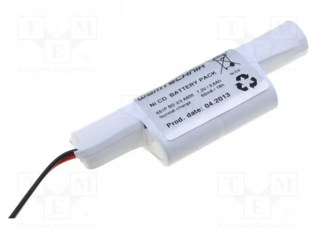 2/3A 7,2V 600mAh