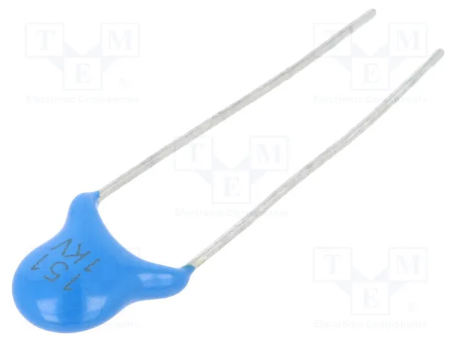 Keramisk kondensator 1,2nF, 3KV 3000V