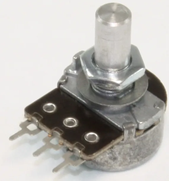 Potentiometer 18/6 Mono Log 47K Kort!