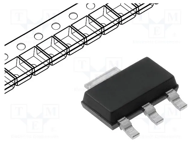I-Reg 1,35A 3,3V SOT223 (AZ1117CH-3.3TRG1)