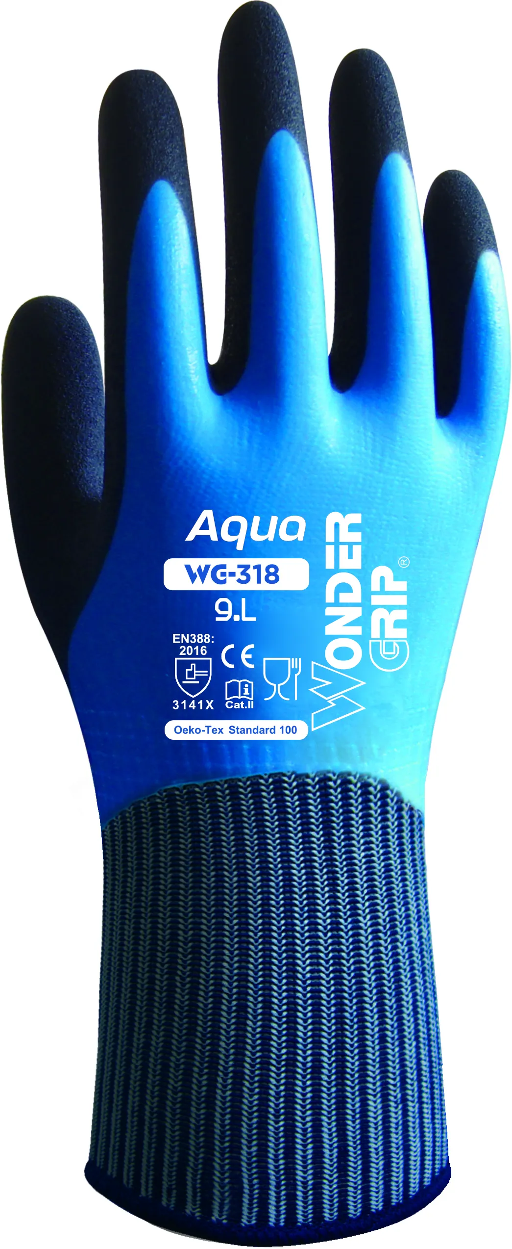 Work Grip® WG-318 Aqua-XL/10-1 pair