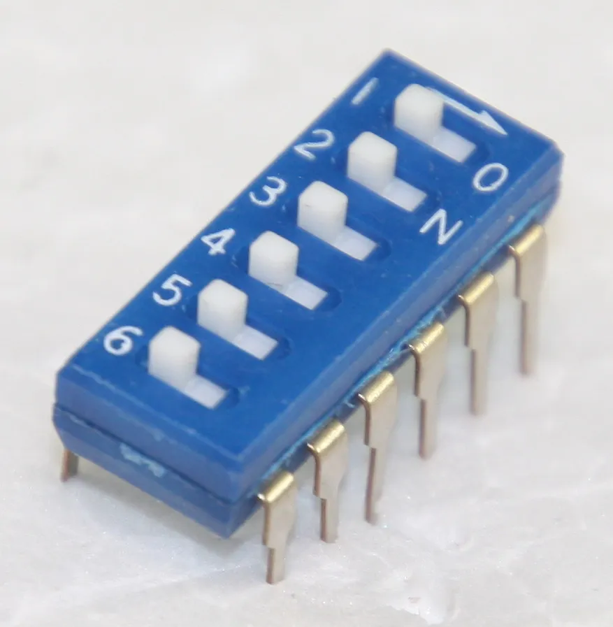 DIP Switch IC 6-Pole MIYAMA
