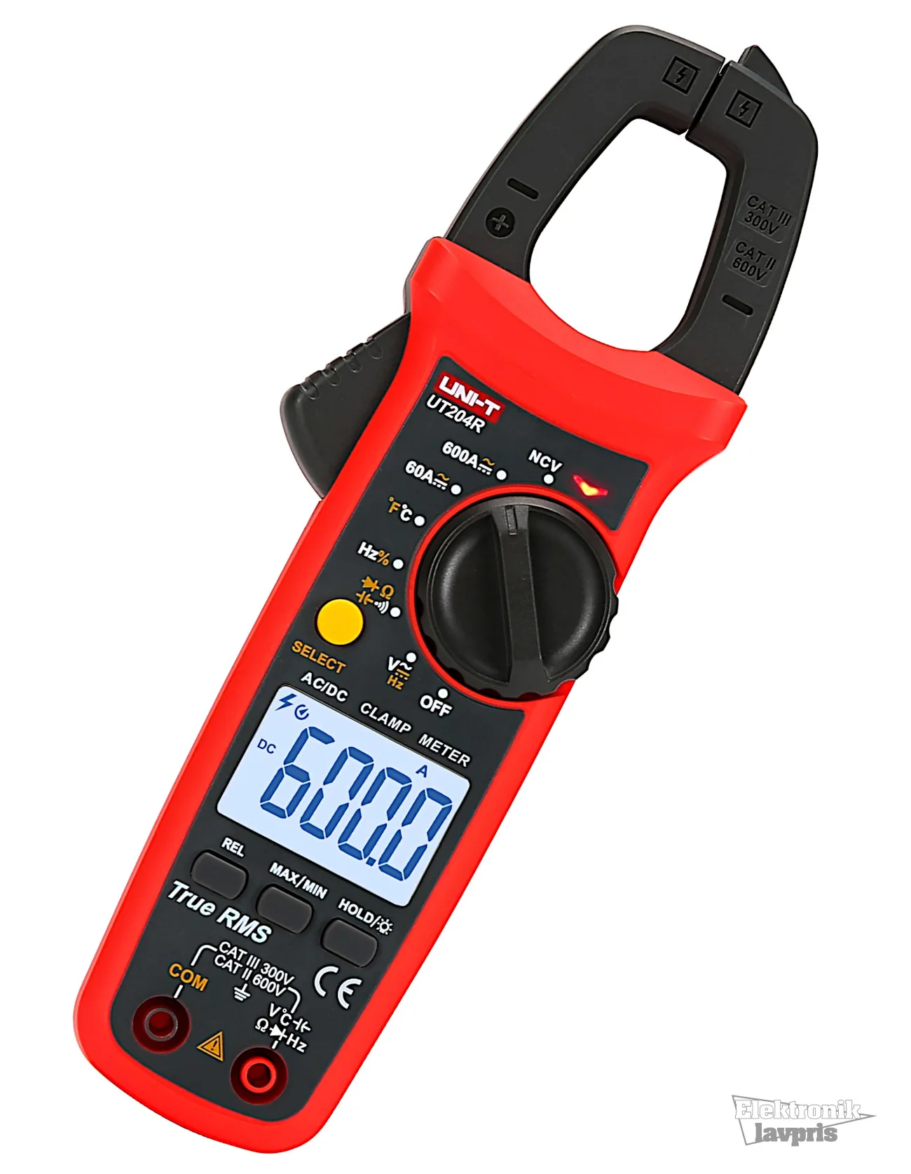 UNI-T UT204R Digital Tangamperemeter, True RMS 600A AC/DC