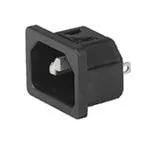 Indbygningsapparatstikkontakt C14, C14, 250V, Schurter