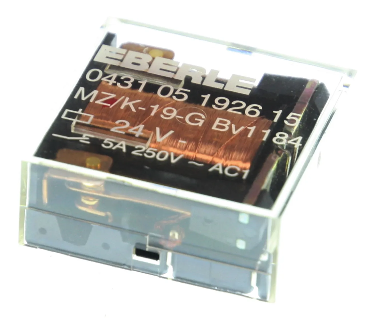 Relæ 24V 5A 2 x skifte