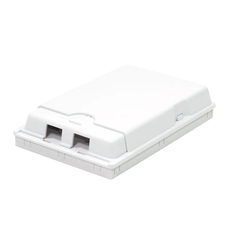 FTTH Termination box, 2 ports, white