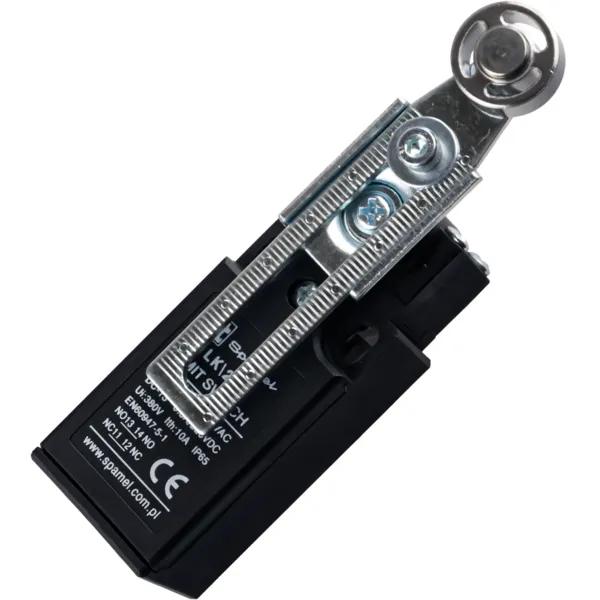 Endestopkontakt, med rulle