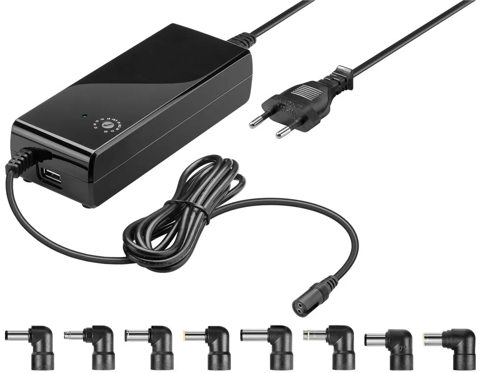 [138383] Bærbar universal strømforsyning 12-22V, 81Watt