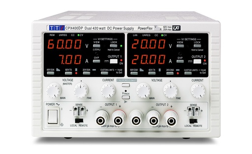 [138601] Laboratoriestrømforsyning, 60V, 20A, 840W, programmerbar, Aim-TTi