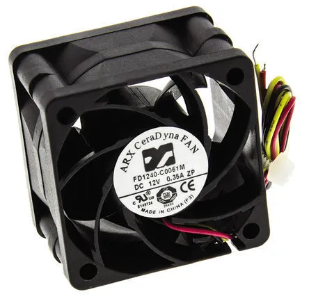 [138852] ARX Aksial blæser, DC, 40 x 40 x 28mm, 28.3m³/h, CeraDyna C, 3.72W, 12 V dc, CeraDyna
