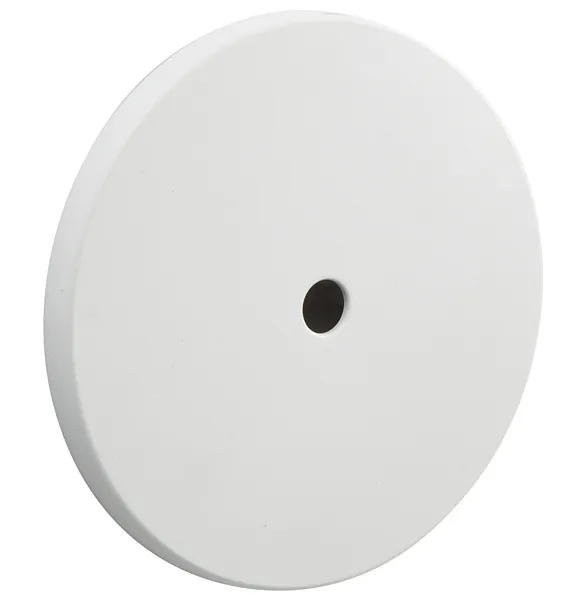 [139175] Dæksel Lampeudtag, Ø=80mm, hvid