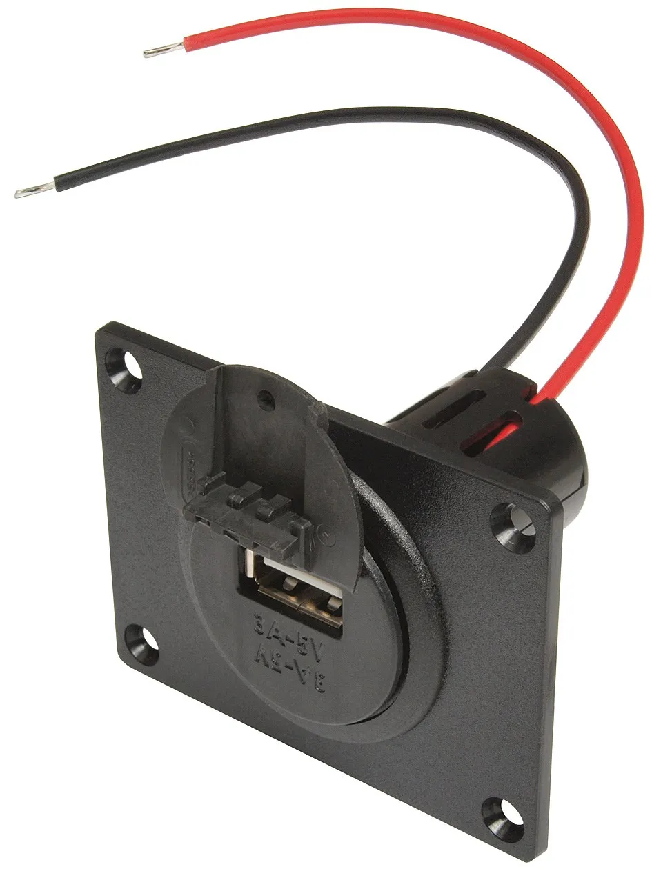 [139221] USB fatning med 12V til 5V/3A indbygget converter